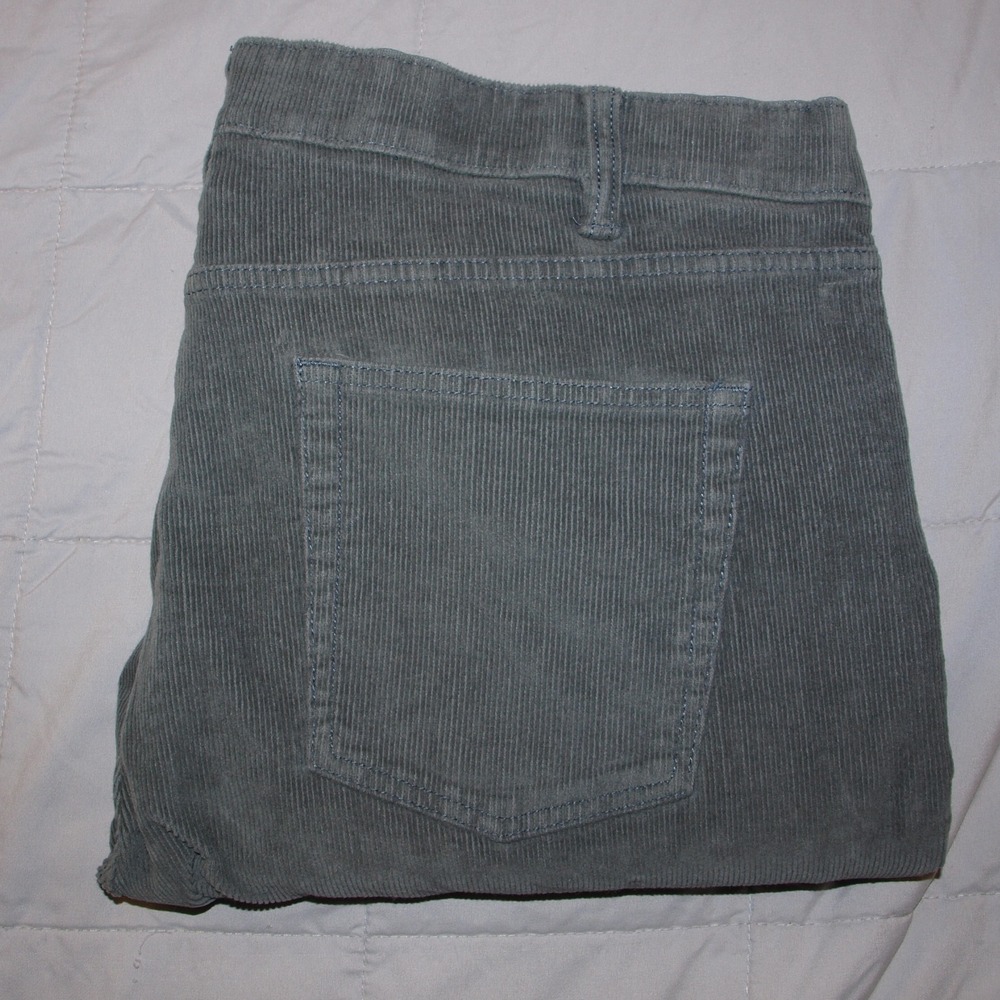 DENALI Corduroy Pants Mens 38x30‎ Casual Everyday Comfort Gray Pantss